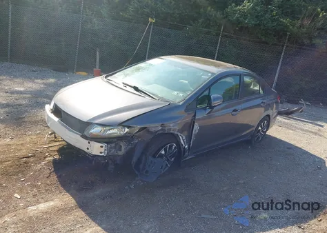 2015 Honda Civic Ex из США, поврежденный, VIN 19XFB2F8XFE279728